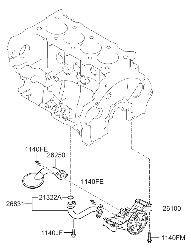 Front Case Oil Filter