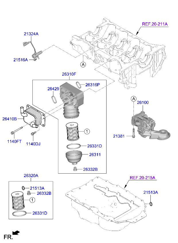 Front Case Oil Filter