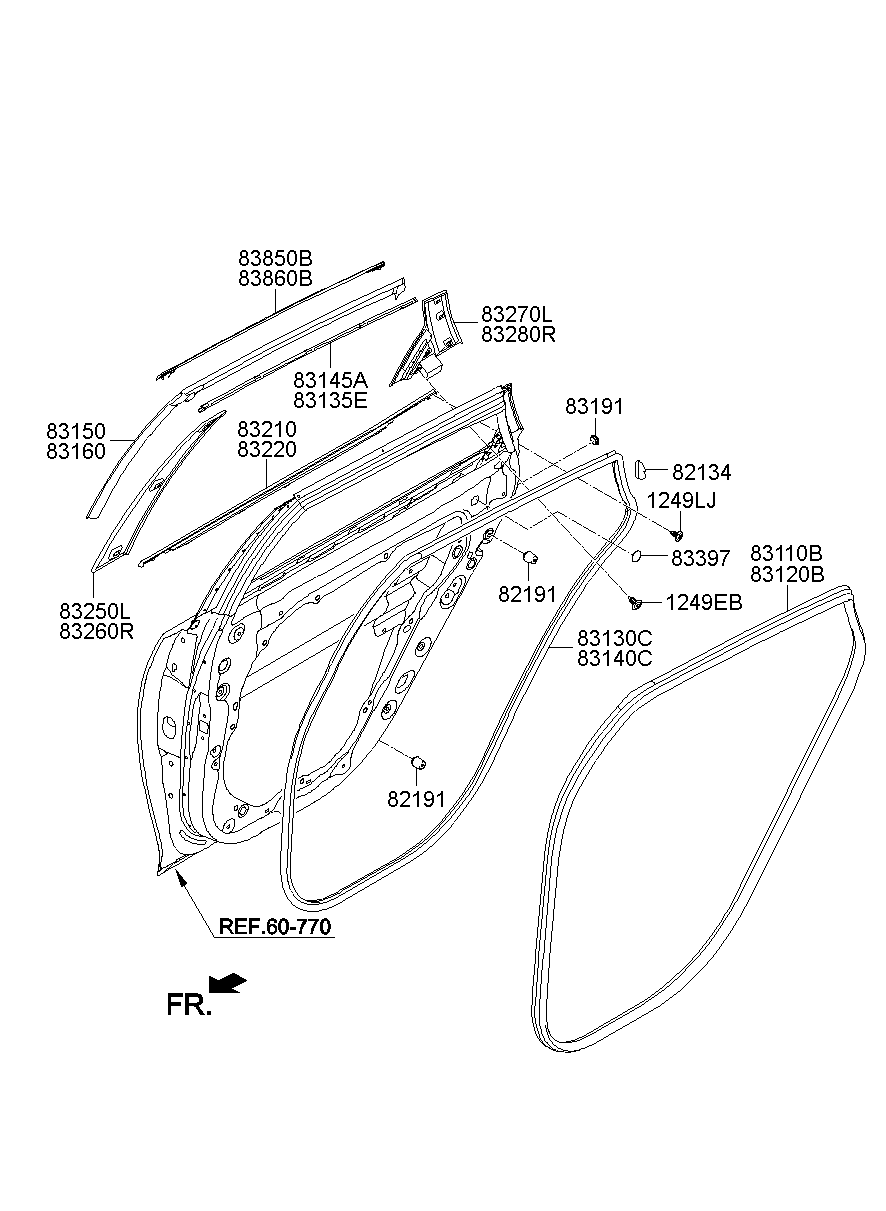 Rear Door Moulding