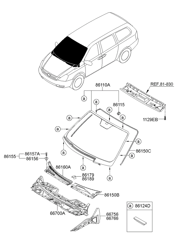 Windshield & Panel Cowl Complete