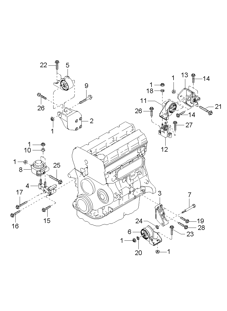 Engine Transmission Mounting