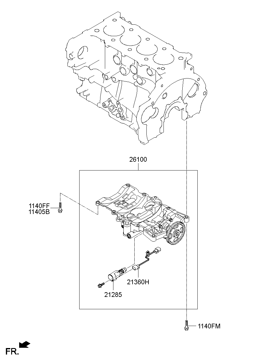Front Case Oil Filter