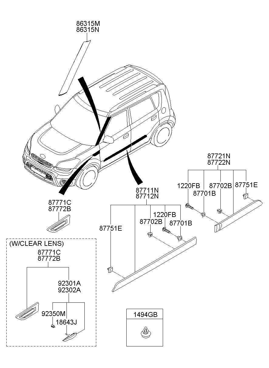 Body Side Moulding