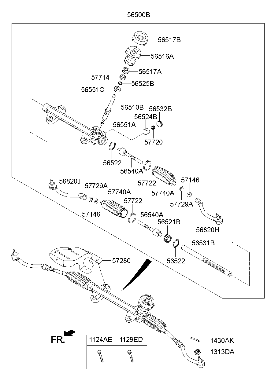 Power Steering Gear Box