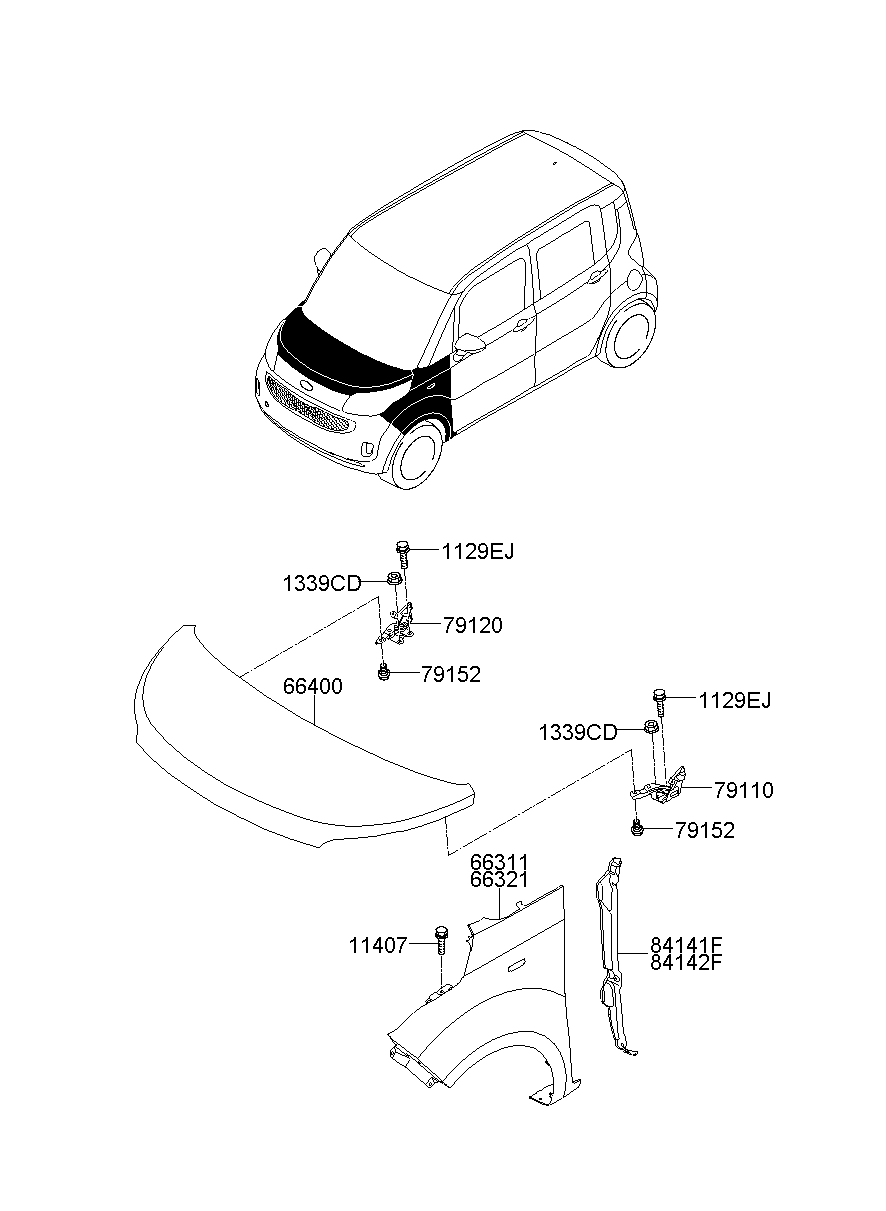 Fender & Hood Panel