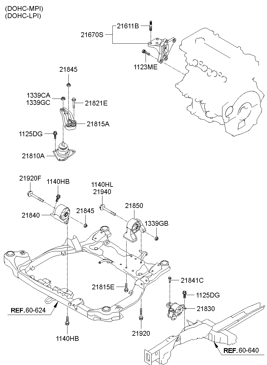 Engine Transaxle Mounting