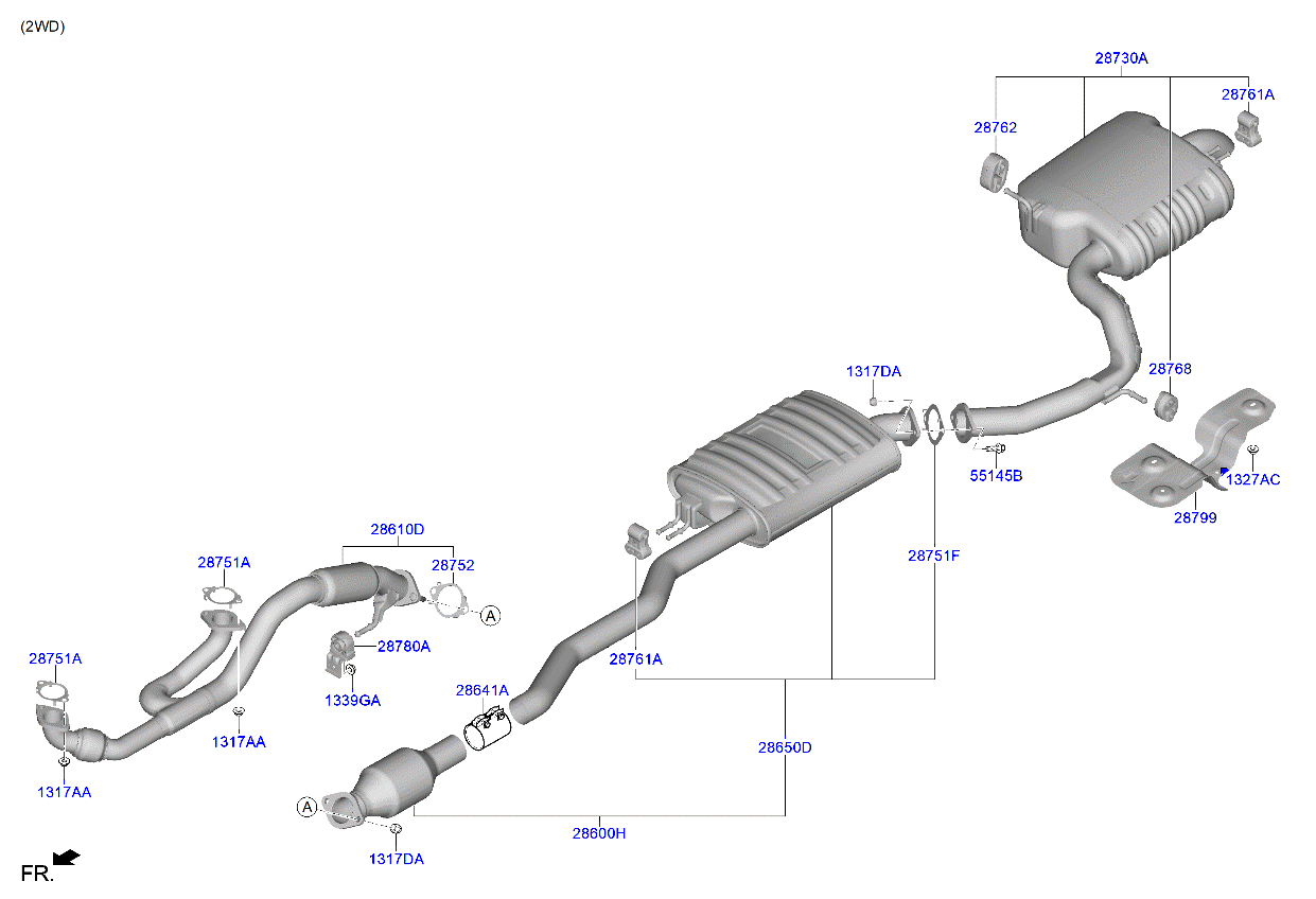 Muffler, Exhaust Pipe