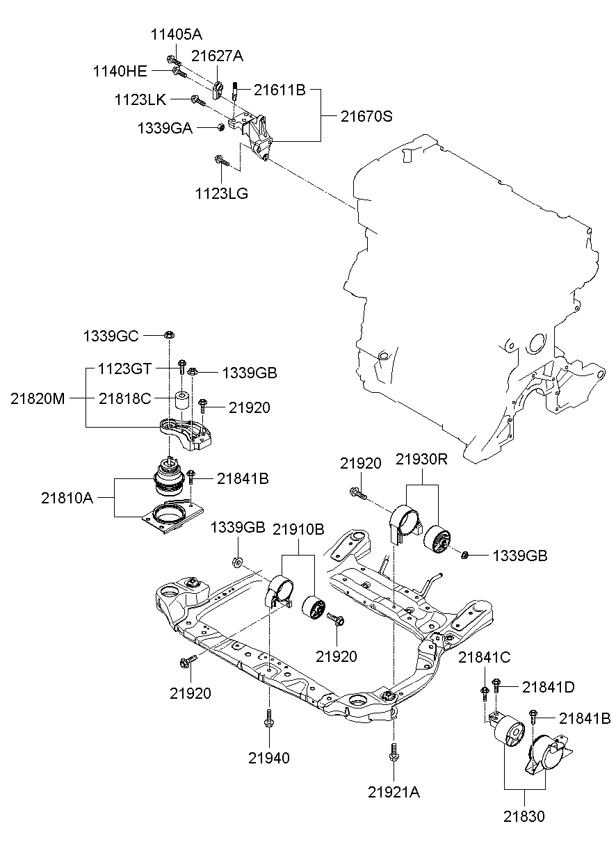 Engine Transaxle Mounting