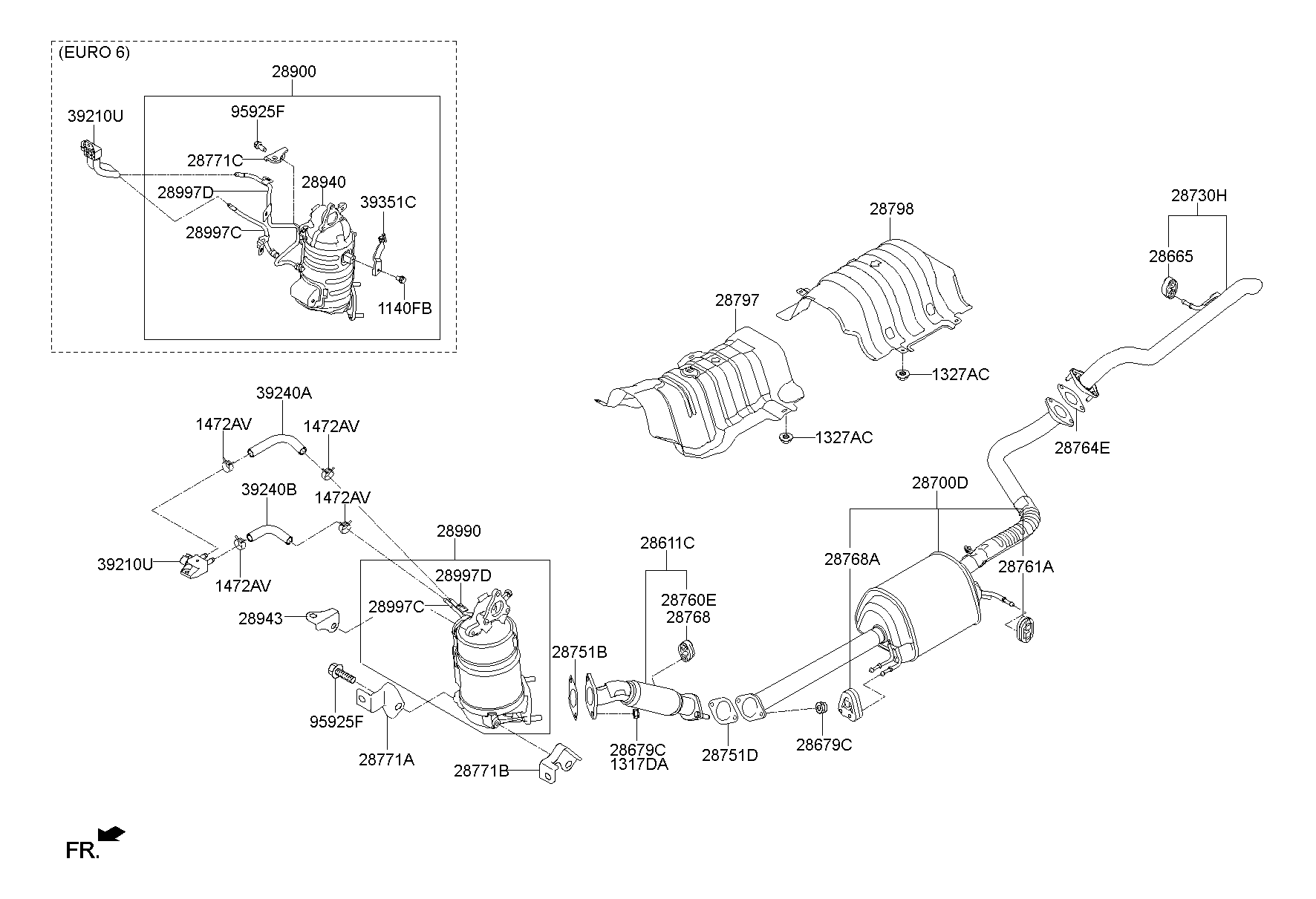 Muffler, Exhaust Pipe