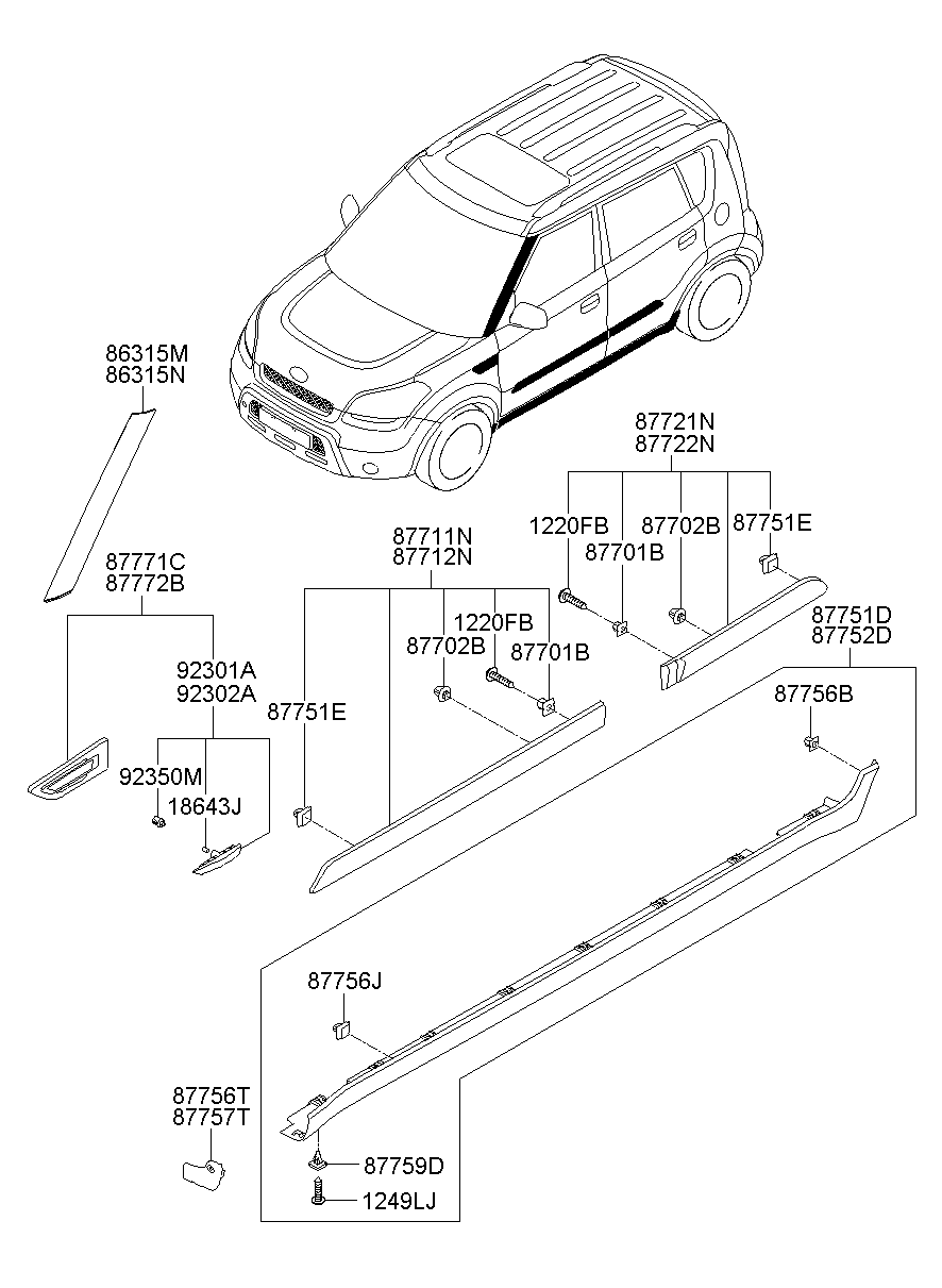 Body Side Moulding
