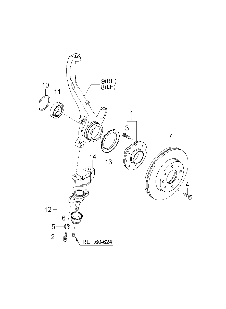 Front Axle Hub