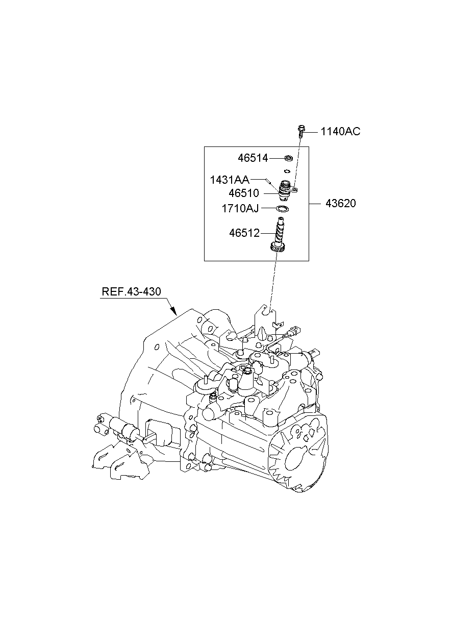 Speedometer Driven Gear (Manual)
