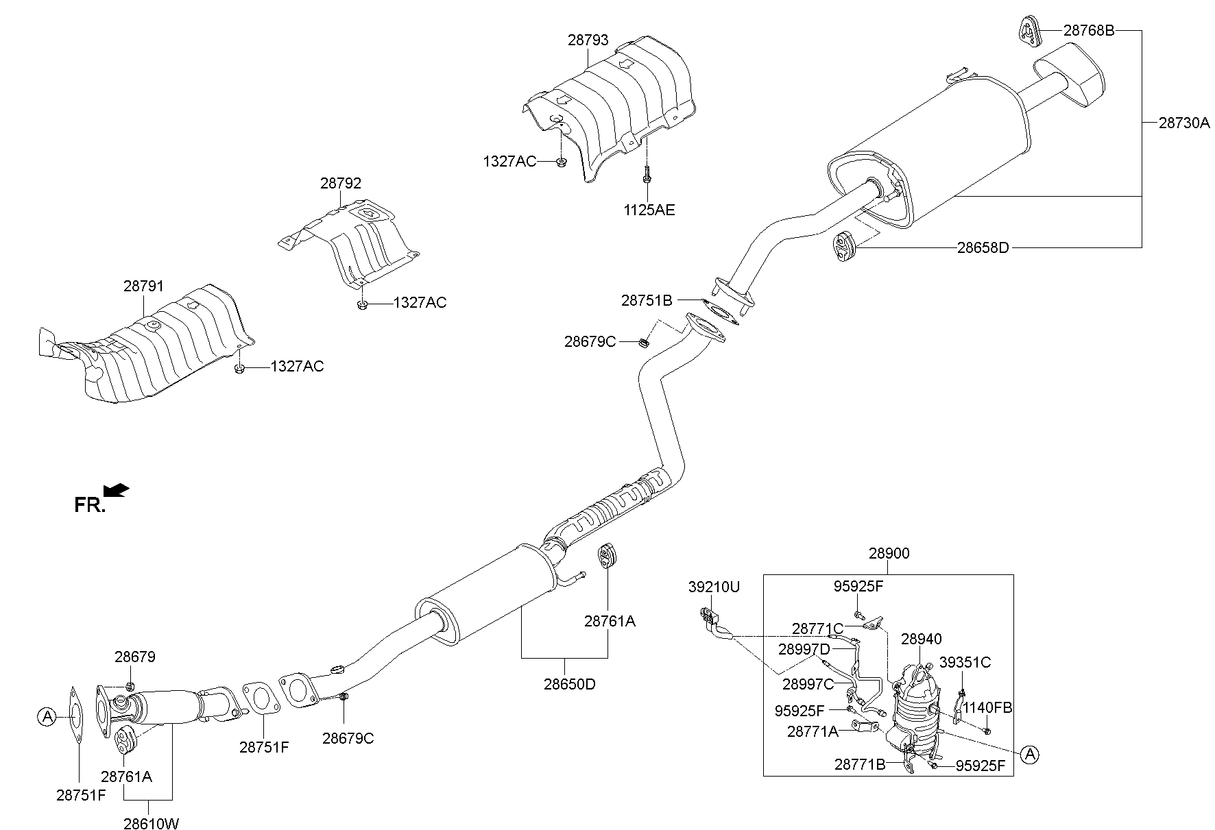 Muffler, Exhaust Pipe