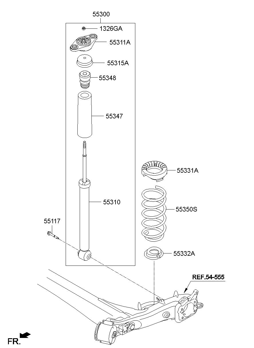 Rear Spring & Strut