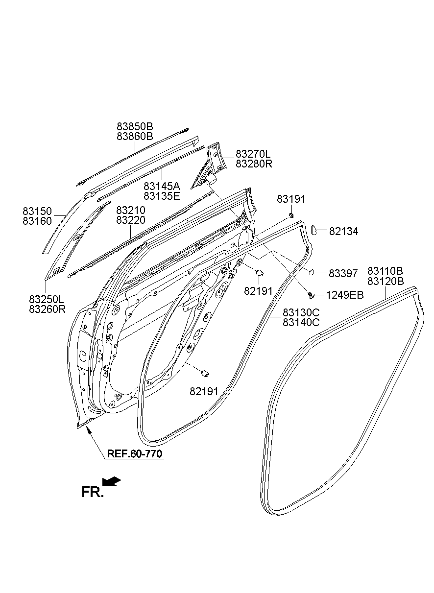 Rear Door Moulding