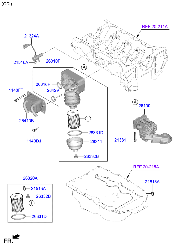 Front Case Oil Filter