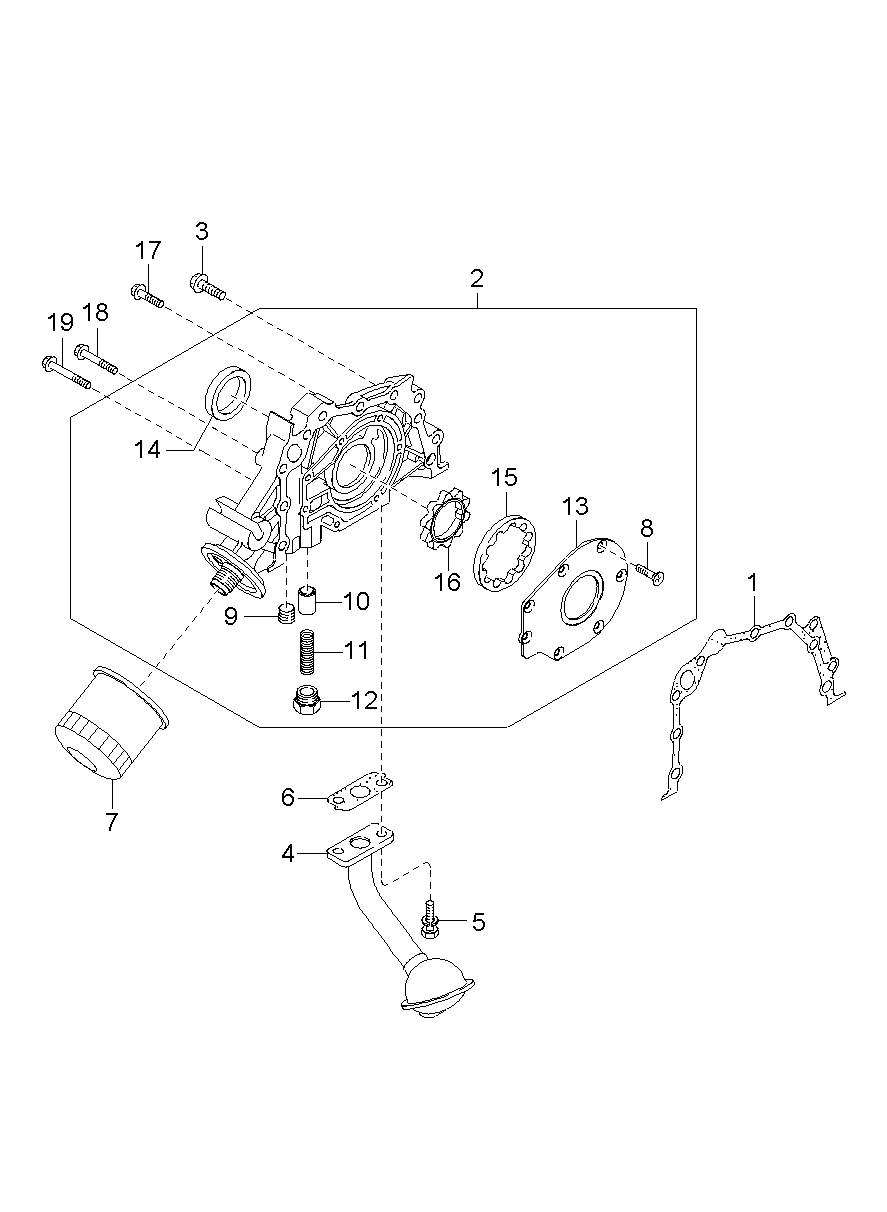 Oil Pump, Filter