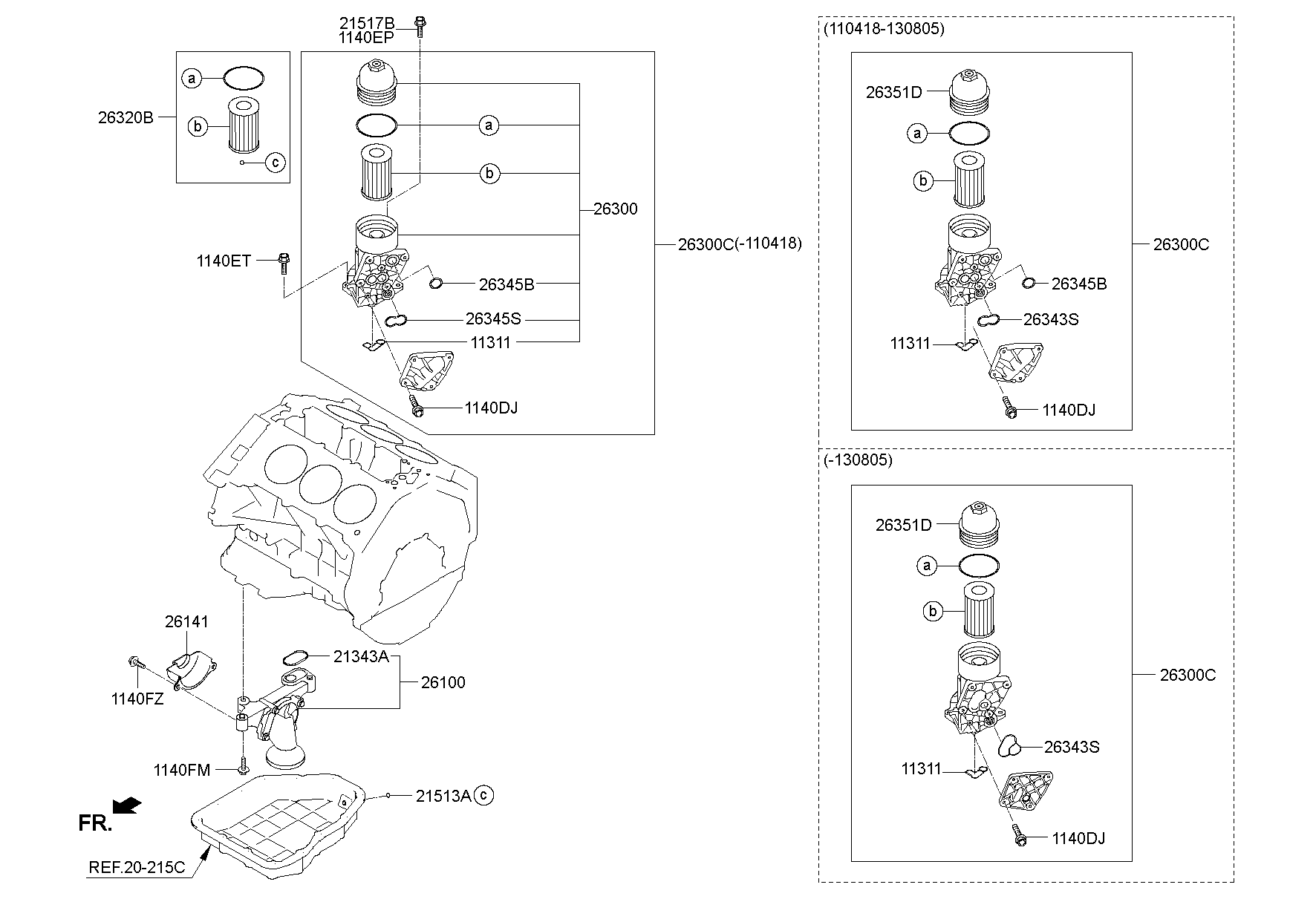 Front Case Oil Filter