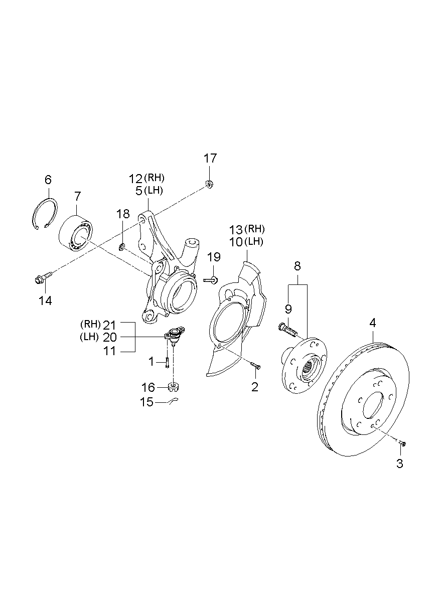 Front Axle Hub