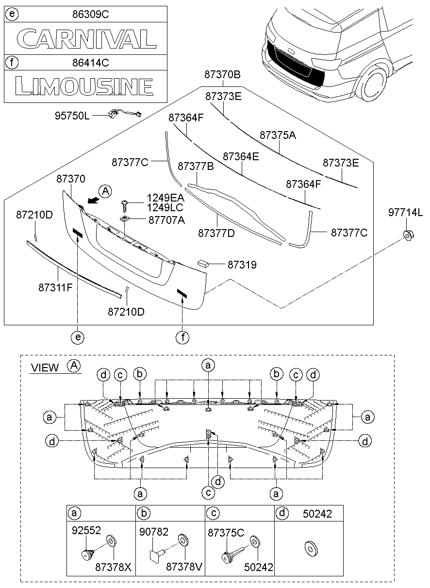 Back Panel Moulding