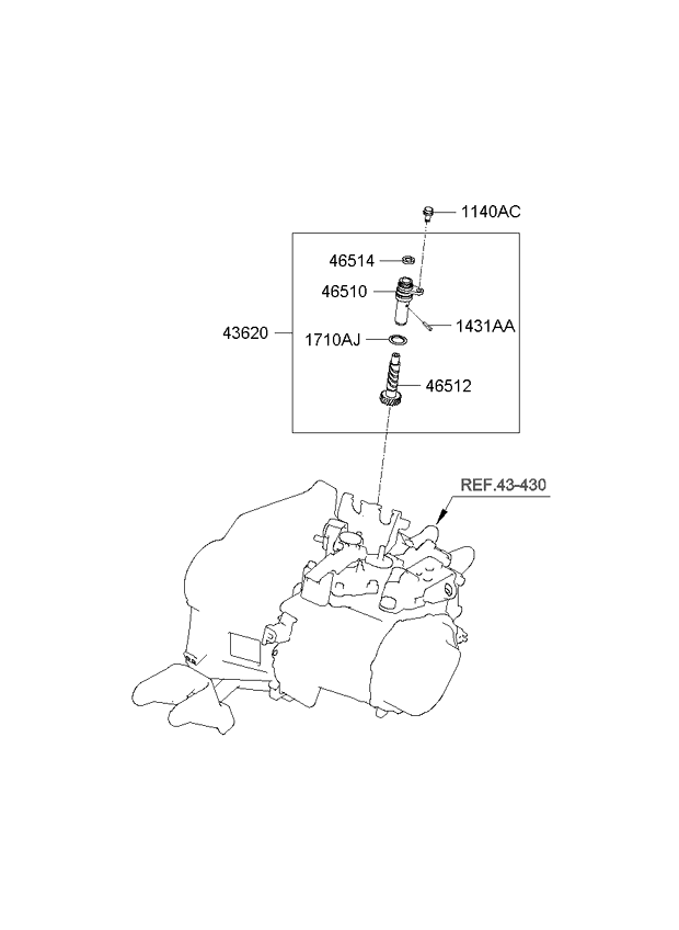 Speedometer Driven Gear (Manual)