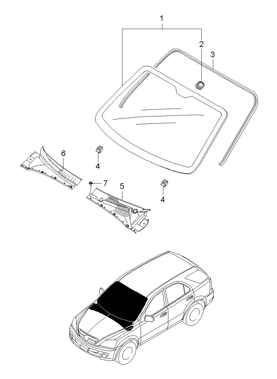 Windshield Glass