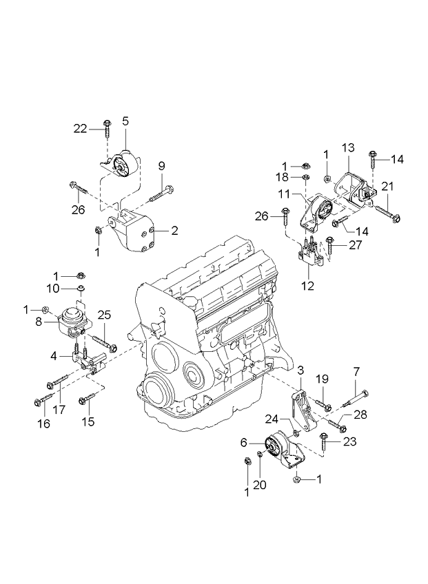 Engine Transmission Mounting