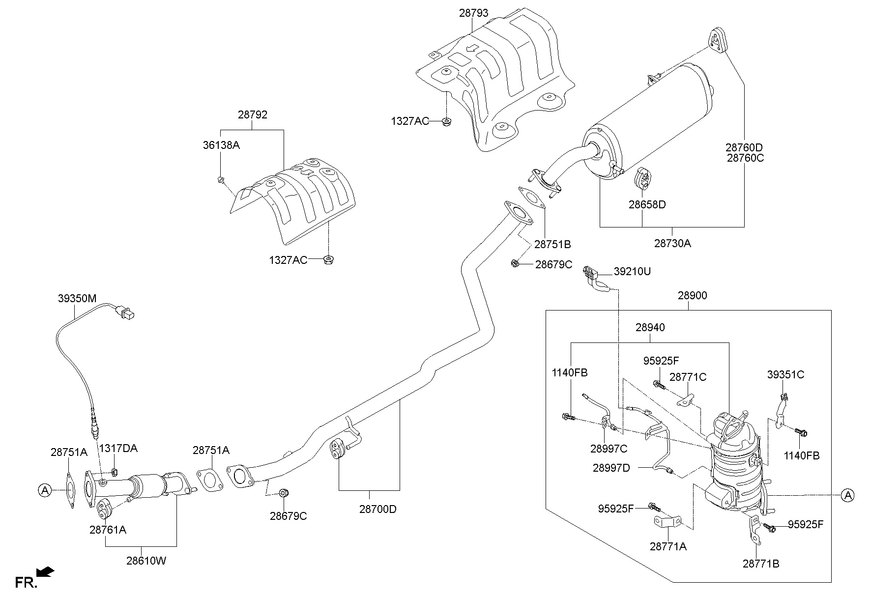 Muffler, Exhaust Pipe