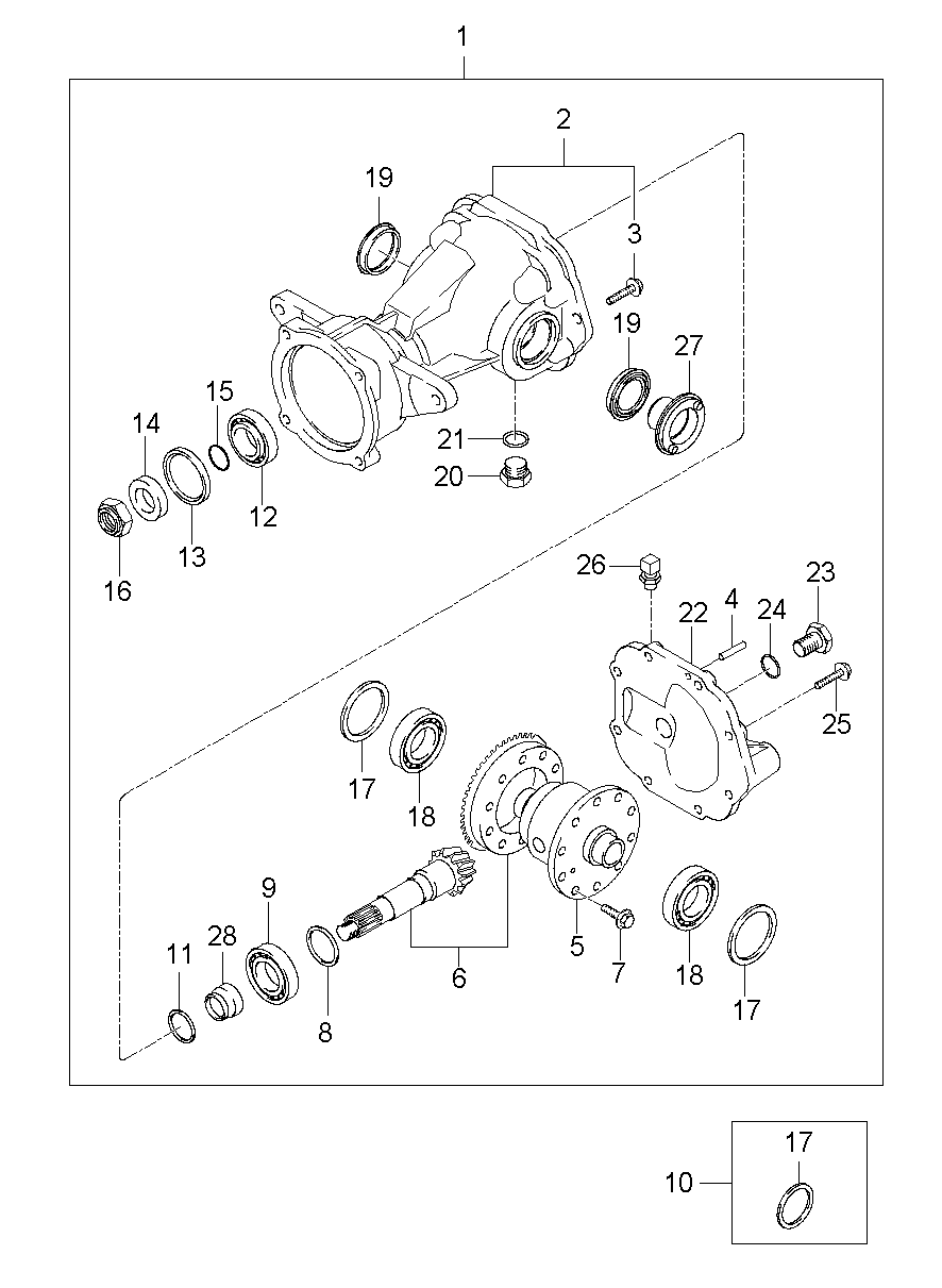 Rear Differential Carrier