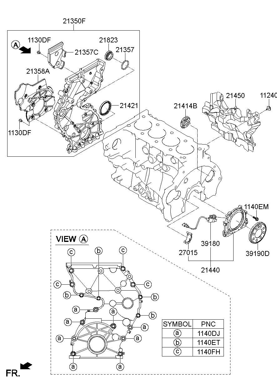 Belt Cover Oil Pan