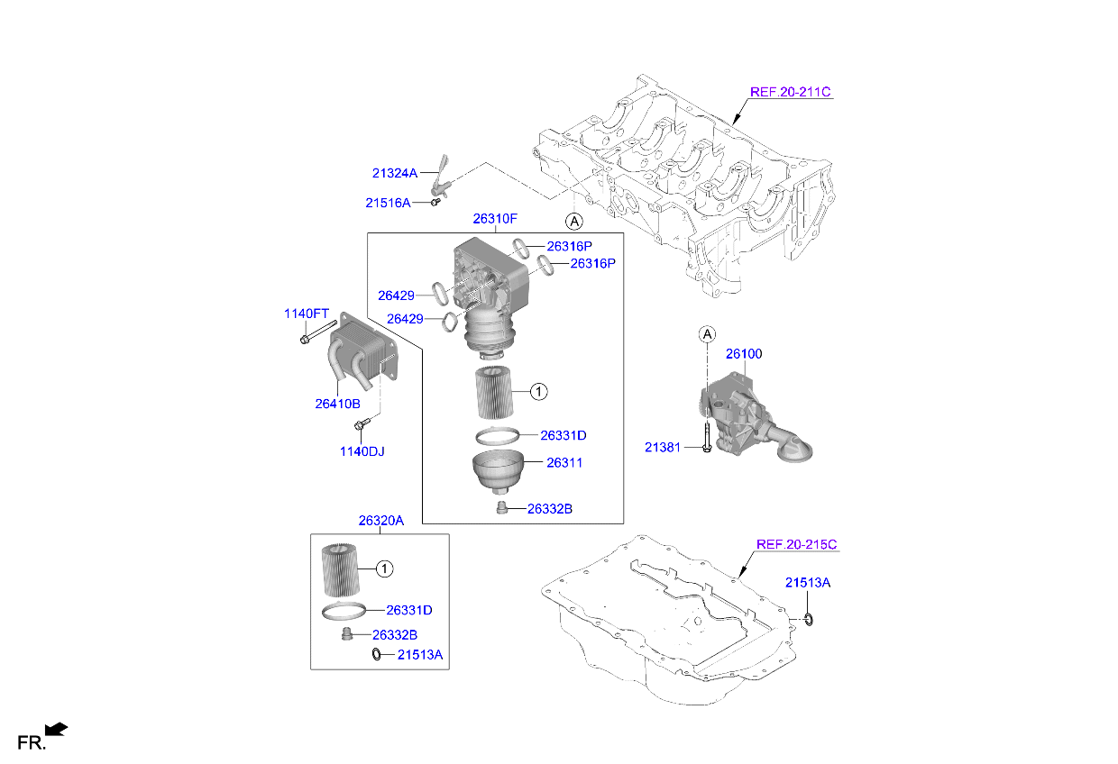 Front Case Oil Filter