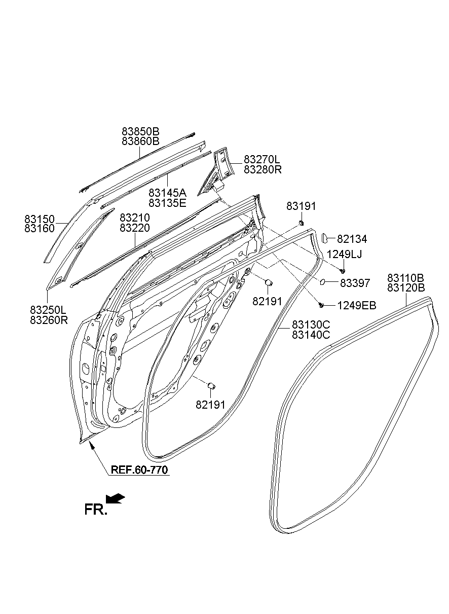 Rear Door Moulding