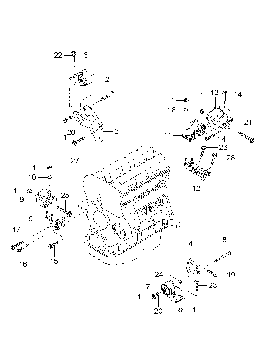 Engine Transmission Mounting
