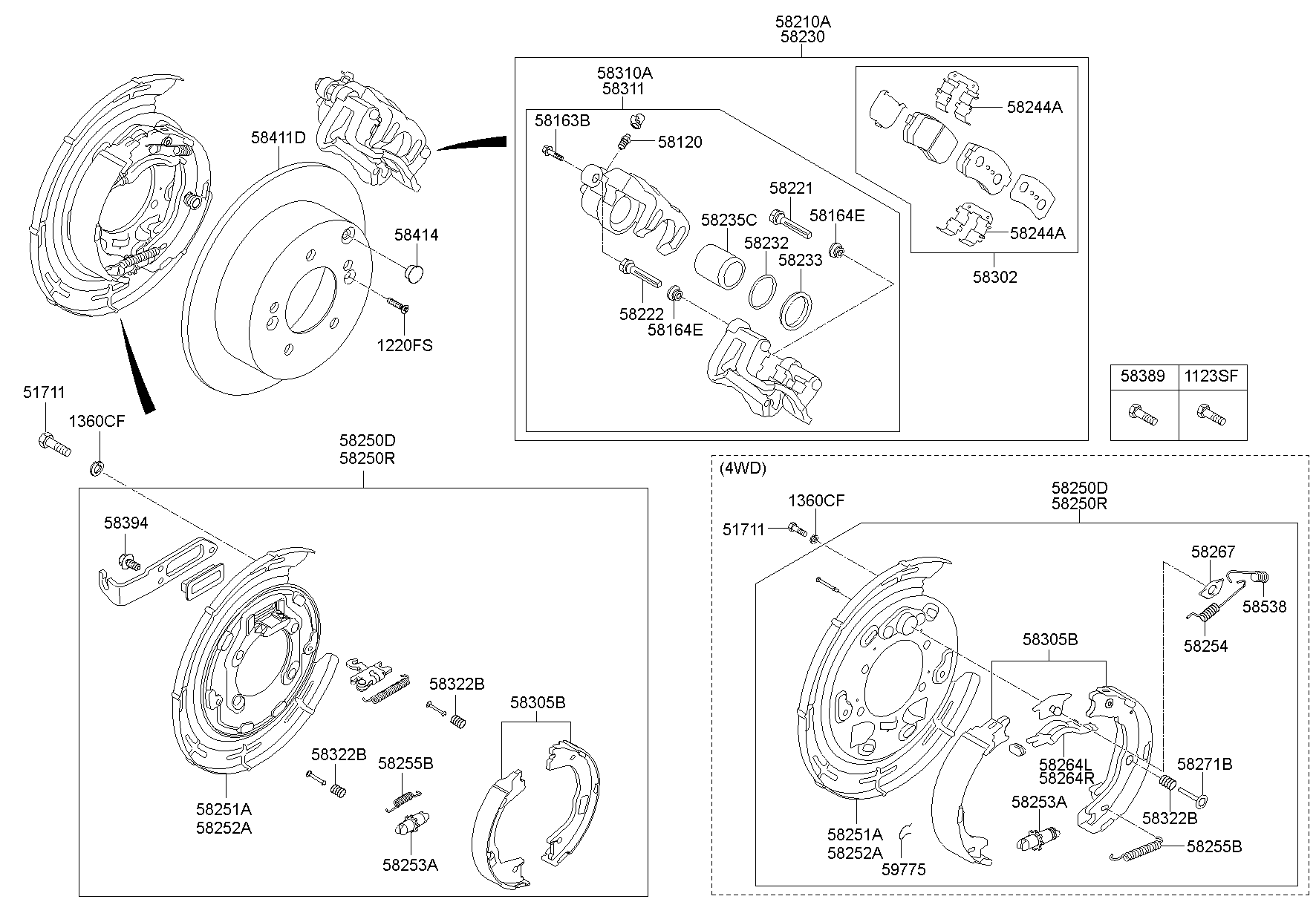 Rear Wheel Brake
