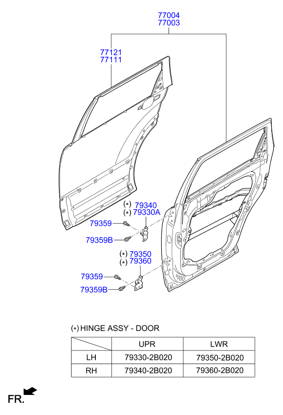 Rear Door Panel