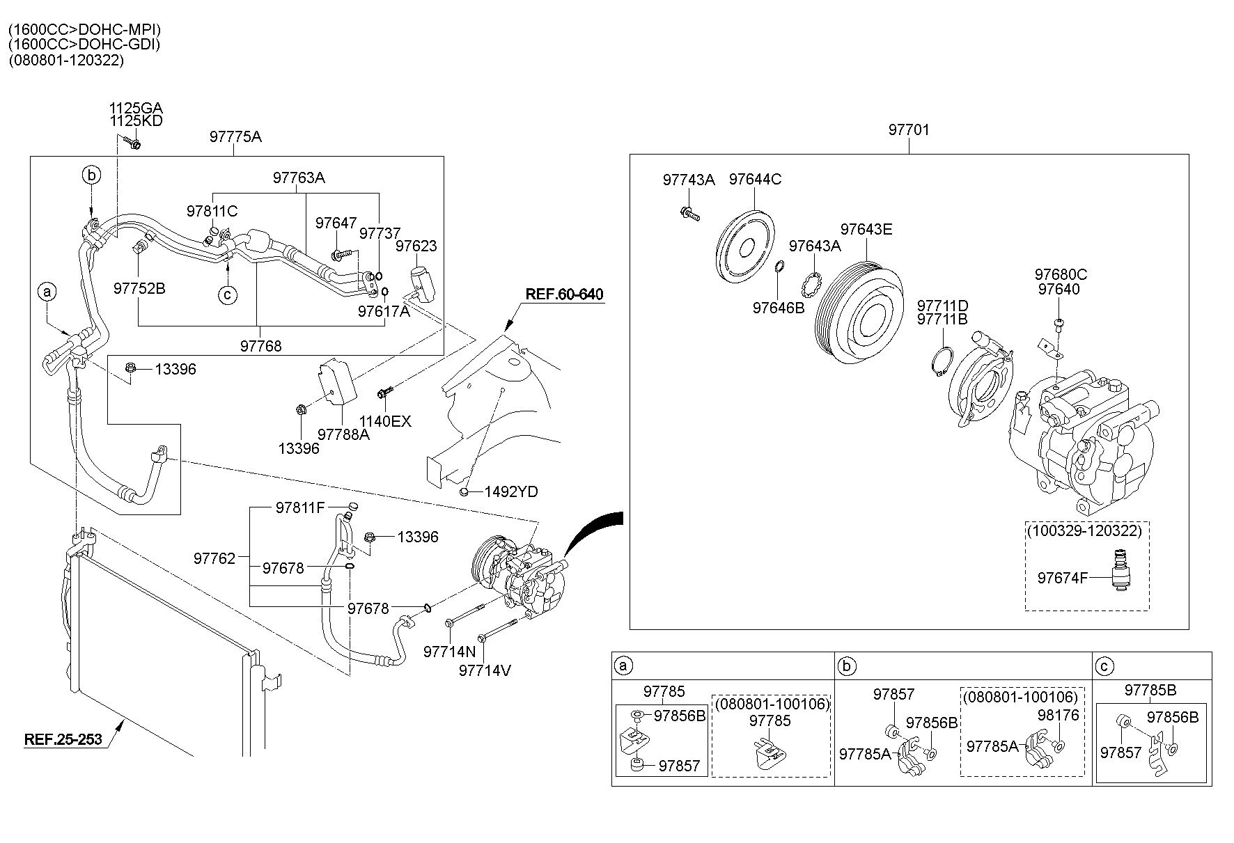 Aircon System Cooler Line