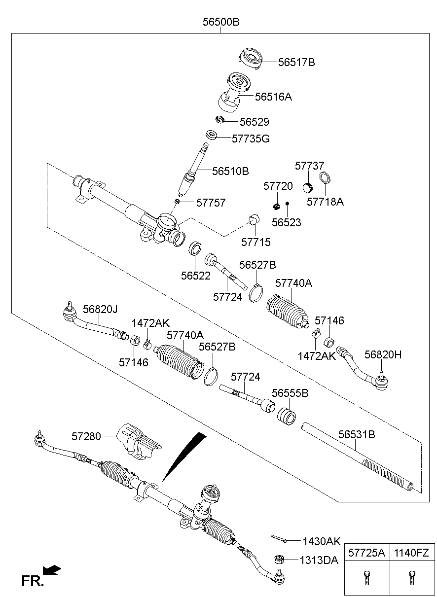 Power Steering Gear Box