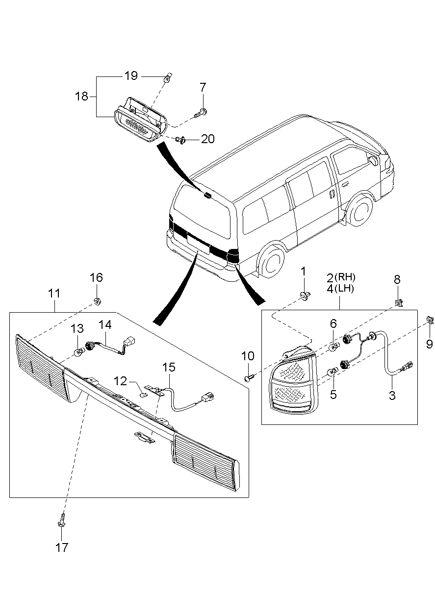 Rear Combination Lamps