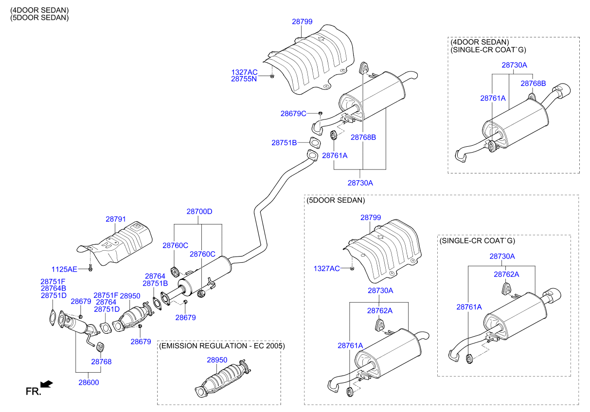 Muffler, Exhaust Pipe