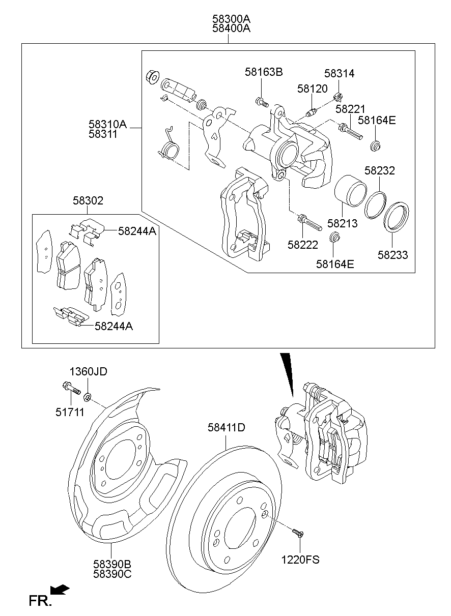 Rear Wheel Brake