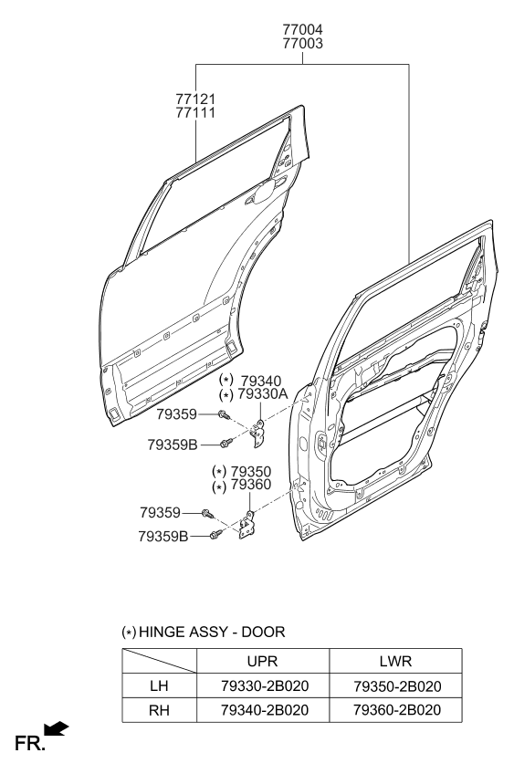 Rear Door Panel