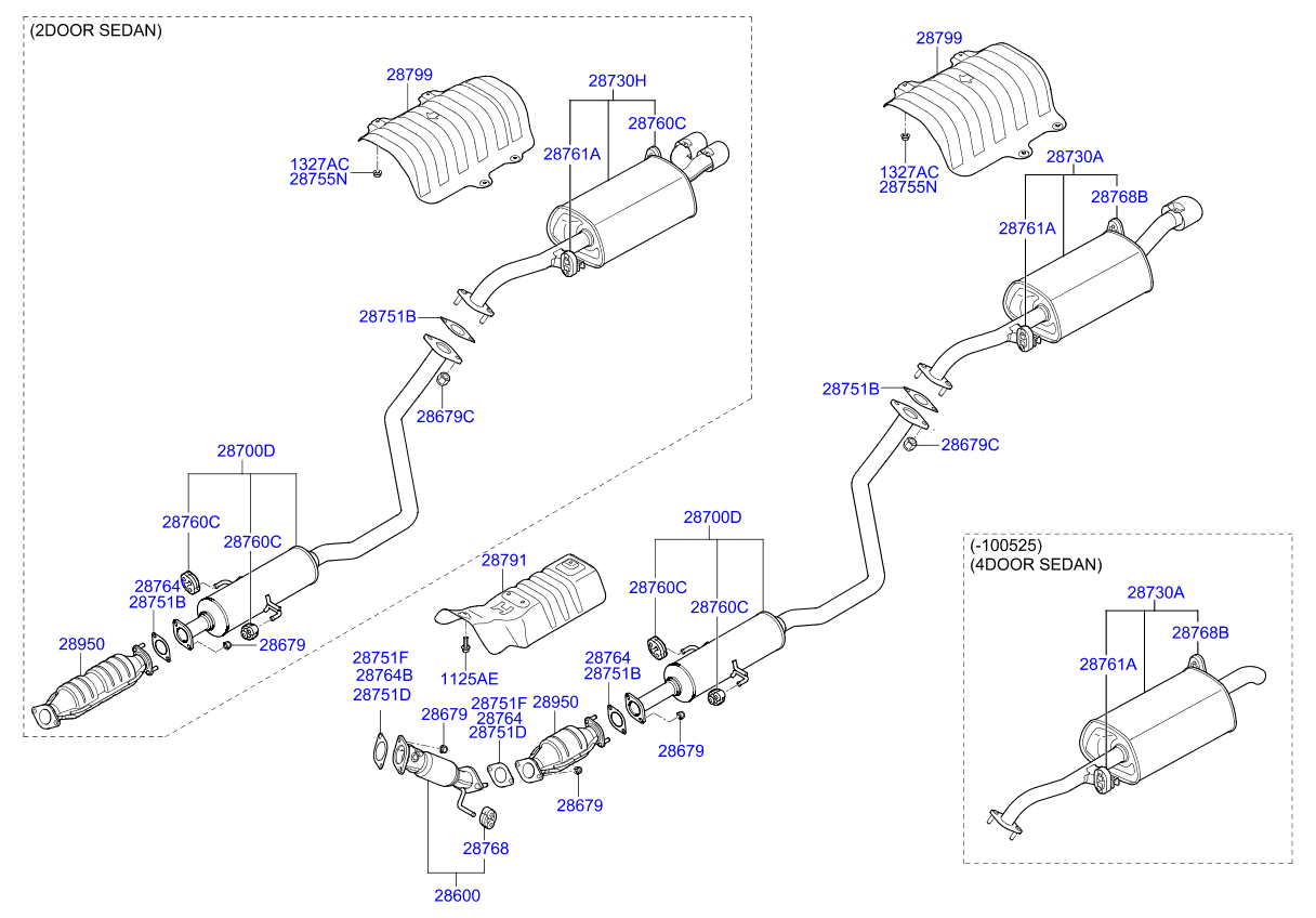 Muffler, Exhaust Pipe