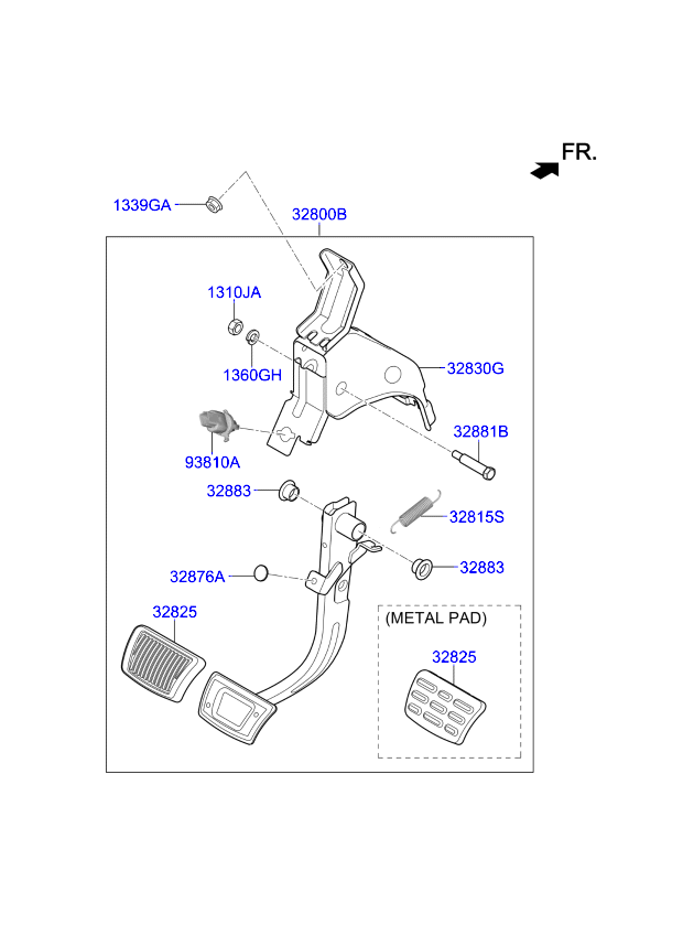 Brake & Clutch Pedal
