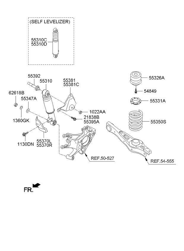 Rear Shock Absorber Spring