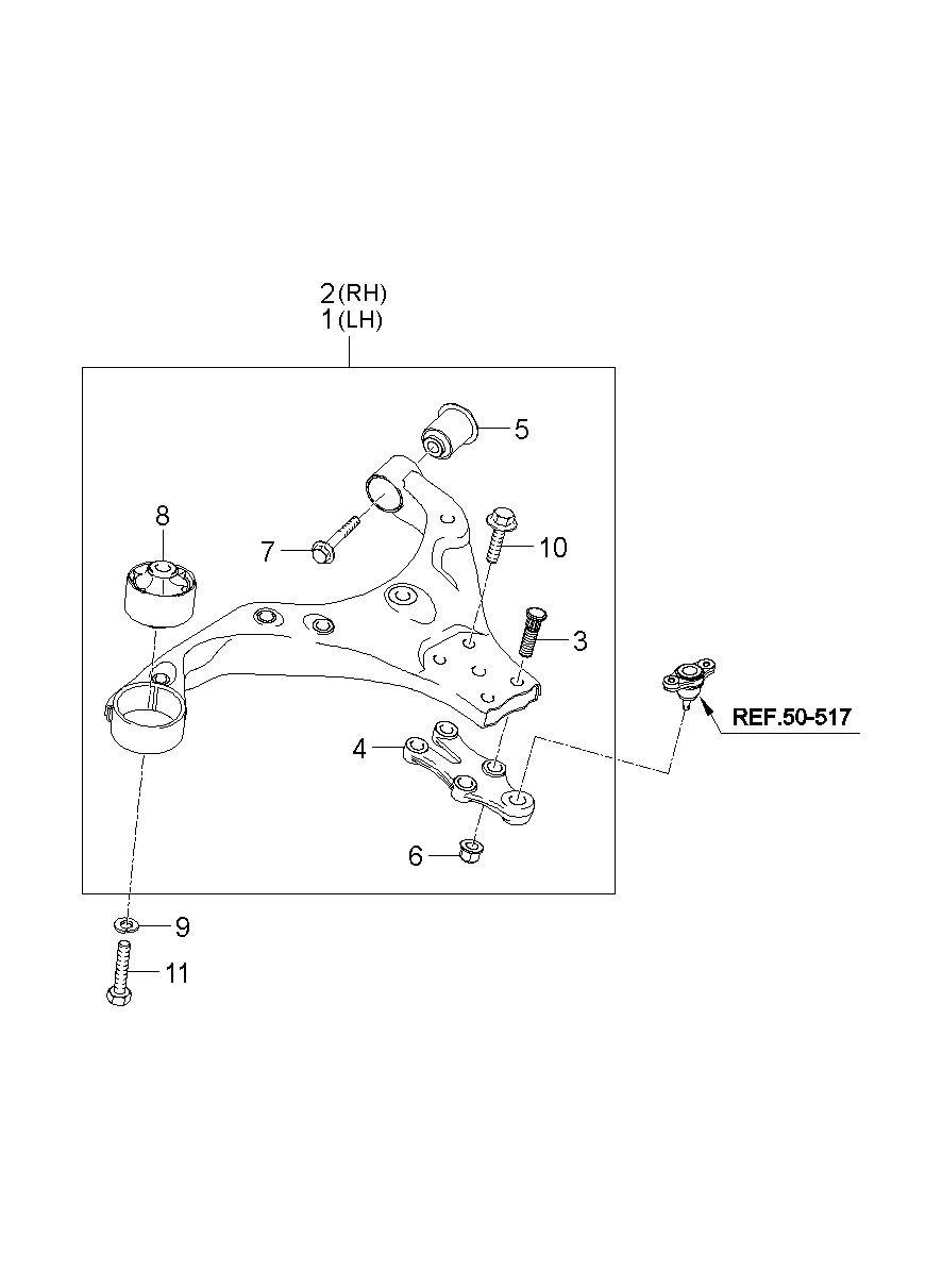 Front Lower Suspension Arm