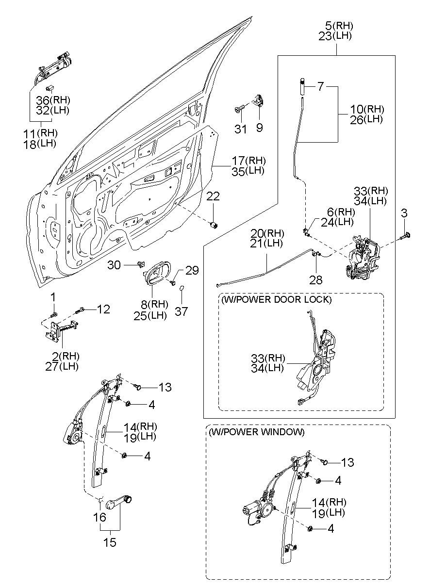 Front Door Mechanism