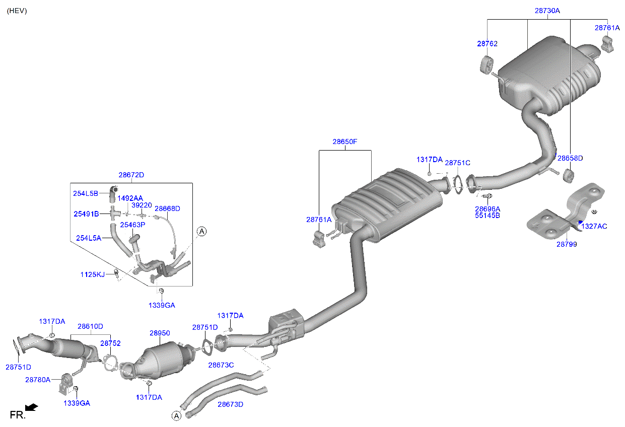 Muffler, Exhaust Pipe