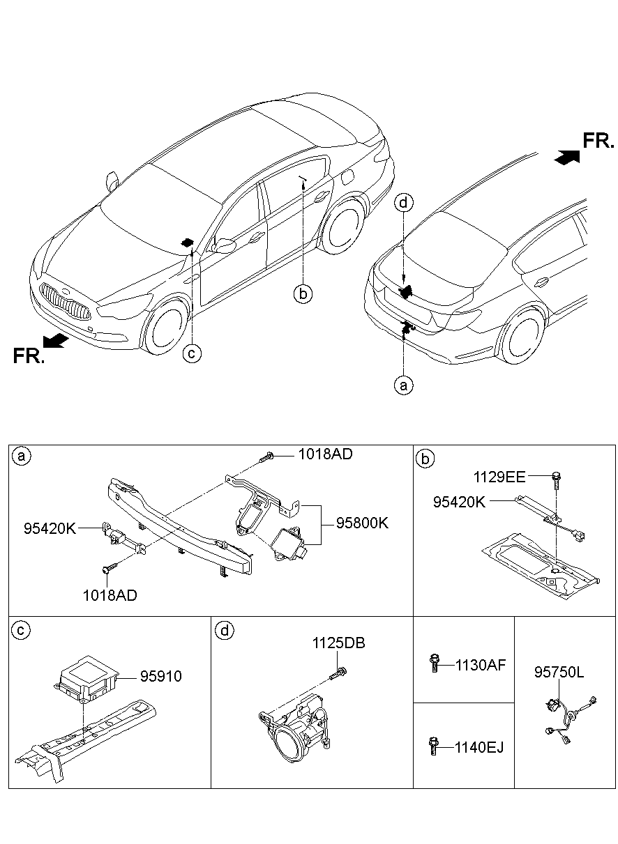 95420-A5200 Antenna-Smartkey Kia | YoshiParts