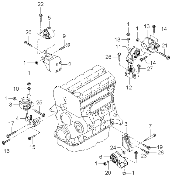 Engine Transmission Mounting
