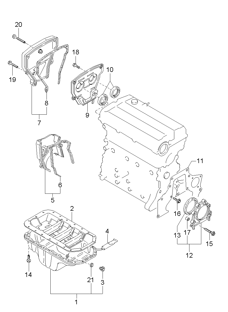Oil Pan & Timing Cover